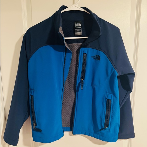 The North Face Navy and Blue Boys Lined Jacket - Picture 1 of 4